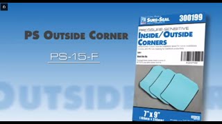 Pressure Sensitive EPDM Outside Corner Detail PS15F [upl. by Garfinkel]