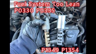 Lexus Rx300 VVT Solenoids amp Fuel System Too Lean Fix  Codes P0330  P0335  P01349  P1254 [upl. by Mighell]