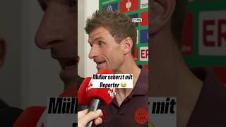 Dieser Blick von Müller 😳😂 fcbayern shorts [upl. by Carvey]