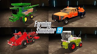 31 OF THE BEST MODS THIS WEEK  USA TRUCKS  HOLMER PACK  JOHN DEERE  Farming Simulator 22 [upl. by Salkin]