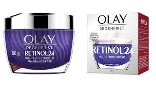 Olay Regenerist Retinol24 Night Moisturiser 28 Days Update [upl. by Etnom]