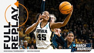 Iowa vs West Virginia  2024 NCAA womens second round  FULL REPLAY [upl. by Aihsilef]