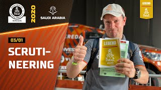 Dakar rally 2020 Scrutineering amp Administrative Checks Dakar Legend Sticker [upl. by Haet159]