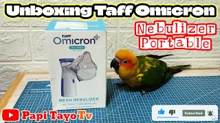 Unboxing  Nebulizer Portable  Taff Omicron [upl. by Inilam]