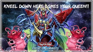 Metamorphosed Insect Queen l Kneel Down Here Comes Your Queen YuGiOh Duel Links [upl. by Quinby]