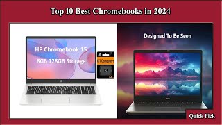 ✅ Top 10 Best Chromebooks in 2024  Best Chromebooks [upl. by Aramenta]