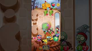 Pvz heroes plants vs Zombie action funny gametrending shorts viralpvz [upl. by Yanad]