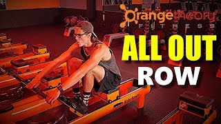 Orangetheory Workout ALL OUT Rowing Tactics [upl. by Ianaj156]