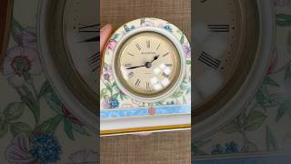 Wedgwood England Bone China Sarah Dome Clock 1995 [upl. by Marjy]