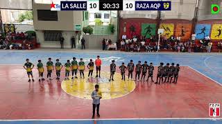 LA SALLE vs RAZA AQP varones U12  LIGA DE AREQUIPA handballArequipa HSCA mododificil [upl. by Einhoj]