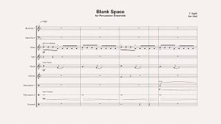 Taylor Swift  Blank Space Percussion Ensemble [upl. by Corabella]