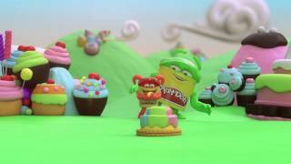 PlayDoh US  Animation  Cake Mountain [upl. by Lesser]