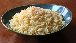 Savory Coconut Rice Recipe  How to Make a Coconut Rice Side Dish [upl. by Llerol]