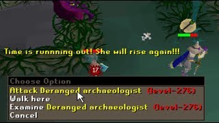 Testing NEW OSRS Boss Deranged Archaeologist [upl. by Frances]