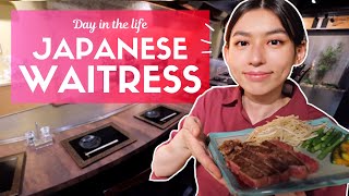 Day in the Life of a Japanese Waitress [upl. by Milka]