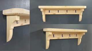 DIY Garderobe aus Holz für SaunaSo einefach baust du eine Garderobe мастерская diy holz [upl. by Avle]