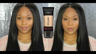 Drugstore Foundation Loreal Infalliable Pro Matte 24HR Foundation For Oily Skin  First Impression [upl. by Aleel]