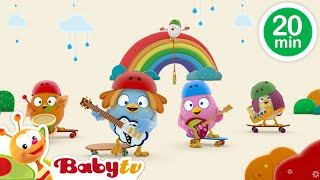 Collectie kinderliedjes ❤️ Zing en dans met de Egg Band  Kinderliedjes 🎵 BabyTVNL [upl. by Marcellina]