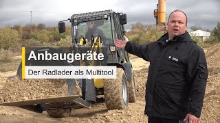 Radlader als Multitool Episode 1 Wacker Neuson Anbaugeräte [upl. by Amble944]