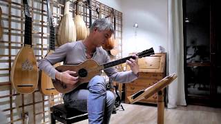 Rolf Lislevand plays AStradivari Sabionari 1679 guitar  Santiago de Murcia  Tarantela [upl. by Ailelc74]