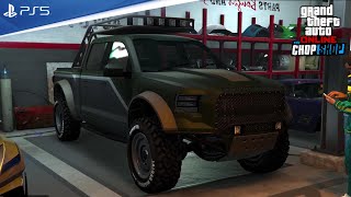 GTA V ONLINE Robo a Mc Tony  Vapid Caracara 4x4  Chop Shop PS5 [upl. by Ushijima]