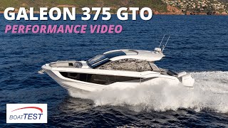 Galeon 375 GTO Test Video 2023 by BoatTESTcom [upl. by Arvy]