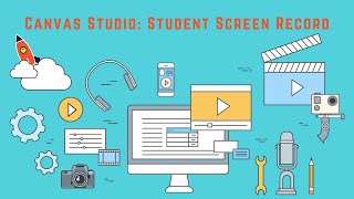 Canvas Student Screen Recording with Studio [upl. by Netsryk643]