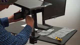 Ergotron HX Dual Monitor Arm Unboxing and Assembly [upl. by Collis619]