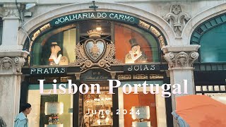 Lisbon June 2024 beautiful ⁝ Lisbon in summer 2024 [upl. by Wyly448]