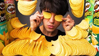 CHEESE PRINGLES FLAVORS RANKED Crunchy Eating Sounds  McBang ASMR [upl. by Warder]