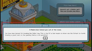 Habbo Origins Gambling bans have just happened [upl. by Zakaria]