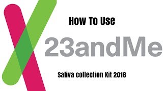 How To Use 23andMe Saliva Collection Kit 2018 [upl. by Keese]