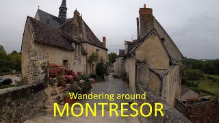 Wandering around Montresor Central Loire Valley 5 minutes of Les Plus Beaux Villages de France [upl. by Amoreta]