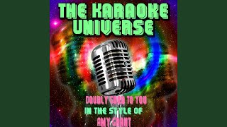 Doubly Good to You Karaoke Version In the Style of Amy Grant [upl. by Neenaej]