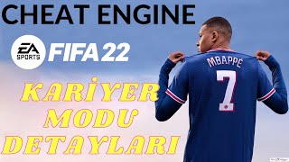 FİFA 22 KARİYER MODU BÜTÜN DETAYLAR  FİFA 22 CHEAT TABLE NASIL İNDİRİLİR VE KURULURTÜRKÇE ANLATIM [upl. by Sida]