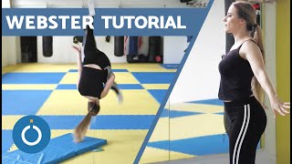 How to do a SOMERSAULT with one LEG 🤸 WEBSTER Step by Step tutorial [upl. by Eiramac]