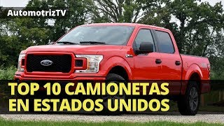 TOP 10 Camionetas en Estados Unidos [upl. by Daisy]