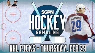 NHL Picks  Thursday February 29th  Hockey Gambling Podcast [upl. by Housum]