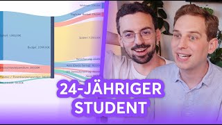 24Jähriger EnergietechnikStudent mit 1350€ Sparrate  Finanzfluss Budget Analyse [upl. by Natanoy]