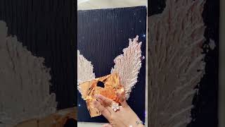 Angel Wings  Acrylic Painting with Gold Leaf [upl. by Miarzim]