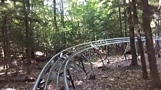 NorEaster Mountain Coaster No Brakes POV  Attitash Mountain Resort [upl. by Tail]