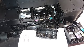 How to remove printhead Canon MX922 MX925 MX722 Printers [upl. by Brew328]