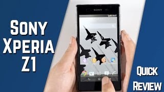 EN Sony Xperia Z1 Quick Review [upl. by Salinas]