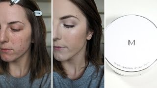 Missha M MAGIC CUSHION  Does it Cover My ACNE Scars [upl. by Kayley]