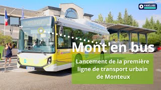 Lancement de la nouvelle ligne quotMonten busquot de Monteux Vaucluse [upl. by Saber]