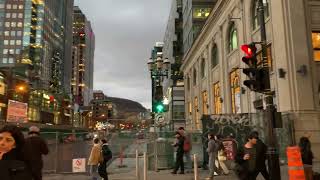 Centreville de Montréal Rue Sainte Catherine [upl. by Etteniuqna682]