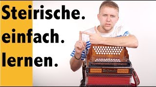 Steirische Harmonika lernen  einfach ohne Vorkenntnisse  Anfänger Neueinsteiger Beginner [upl. by Shriner]