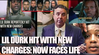 LIL DURK HIT WITH NEW CHARGES FACING LIFE  Criminal Lawyer Reacts [upl. by Gladi]