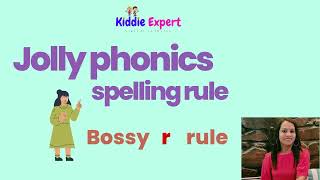 Jolly phonics spelling rules quot Bossy r rule quot [upl. by Ahcsap]