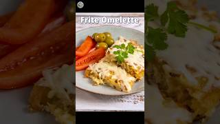 Omelette with Fries and cheese  Frite Omelette recipe [upl. by Erund]